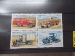 Islande Island Voitures Mnh Neuf ** 723/726 Parfait Perfect - Unused Stamps