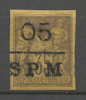 ST PIERRE ET MIQUELON N° 9 NEUF* CHARNIERE  / Hinge / MH - Unused Stamps