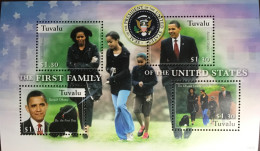 Tuvalu 2009 Barack Obama & Family Sheetlet MNH - Tuvalu
