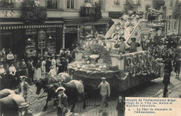 BELGIQUE - Bruxelles - Le Char Du Triomphe De L'alimentation - Animé - Carte Postale Ancienne - Marchés