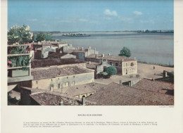 Photo  -  Reproduction - La Garonne - Bourg Sur Gironde - Europe