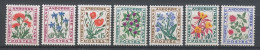 ANDORRE 1964 TAXE N° 46/52 ** Neufs MNH  Superbes  C 2,40 € Flore Fleurs Flowers Flora Nature - Ungebraucht