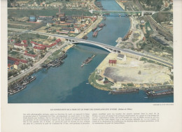 Photo  -  Reproduction -  Le Confluent De L''Oise Et Le Port De Conflans Fin D'Oise - Europe