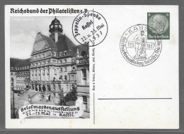 Dt.- Reich (009486) Privatganzsache Fech PP127/ C56/ 01, Briefmarkenausstellung Kassel Mit SST Kassel Vom 22.5.1937 - Entiers Postaux Privés