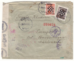 Croatie - Lettre Recom De 1941 ° - GF - Oblit Dakovo - Exp Vers Stavenhagen - Avec Censure - Rare - Croatia