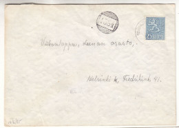 Finlande - Lettre De 1955 - Oblit Tokraja  ? - Avec Cachet Rural 1584 - - Covers & Documents