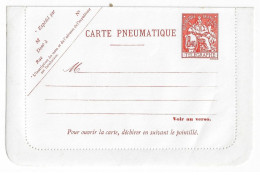 PARIS Carte Lettre Pneumatique CHAPLAIN 8,40 F Tarif 1977 Neuf Yv 2623 CLPP 8,40 F Storch V16 - Pneumatische Post