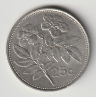 MALTA 1991: 25 Cents, KM 97 - Malta