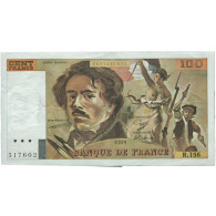 France, 100 Francs, Delacroix, 1989, R.156, TTB, Fayette:69.13d - 100 F 1978-1995 ''Delacroix''