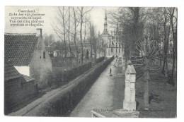 Gaverland   -  Melsele   -    Zicht Der Vijf Glorieuse Mysteriën En Kapel.   -   1911   Naar   Wynkel St. Kruis - Beveren-Waas