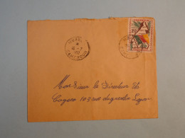 DB15 CAMEROUN  BELLE LETTRE  +1960 PETIT BUREAU MBALMAYO  A LYON FRANCE  +AFF.  INTERESSANT+++ - Covers & Documents