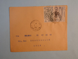 DB15 CAMEROUN  BELLE LETTRE  +1962 PETIT BUREAU EBOLOWA   A LYON FRANCE  +AFF.  INTERESSANT+++ - Lettres & Documents