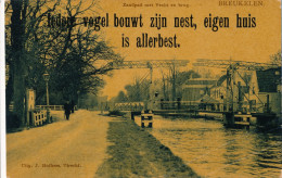 BREUKELEN  ZANDPAD MET VECHT EN BRUG      2 SCANS - Breukelen