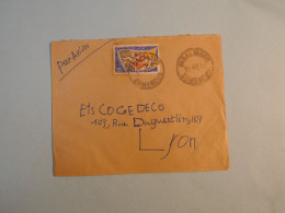 DB15 CAMEROUN  BELLE LETTRE +1959 PETIT BUREAU MBALMAYO  A LYON FRANCE  +AFF.  INTERESSANT+++ - Lettres & Documents