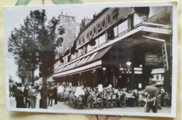 CPSM 75 PARIS MONTPARNASSE ++ La COUPOLE ANIMÉE ++ VOYAGEE ANNEE 1939 ++PARFAITE ++ ED. YVON PETIT FORMAT - Cafés, Hôtels, Restaurants