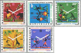 195001 MNH CENTROAFRICANA 1972 RELOJES - Centrafricaine (République)