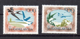 Serie Nº A-59/60  Yugoslavia - Poste Aérienne