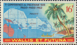 584814 MNH WALLIS Y FUTUNA 1962 5 CONFERENCIA PACIFICO SUR - Ungebraucht