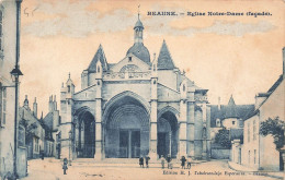 FRANCE - Beaune - Eglise Notre Dame (façade) - Carte Postale Ancienne - Beaune