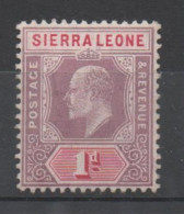 Sierra Leone, MH, 1904, Michel 56 - Sierra Leone (...-1960)