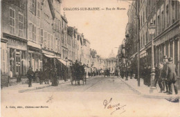 FRANCE - Chalons Sur Marne - Rue De Marne - Animé - Carte Postale Ancienne - Châlons-sur-Marne