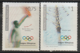 ARGENTINE - N°1932/3 ** (1996) Jeux Olympiques - Unused Stamps