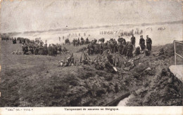 MILITARIA - Campements De Zouaves En Belgique - Animé - Carte Postale Ancienne - War 1914-18