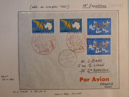 DB15 JAPAN  BELLE LETTRE RARE 1968 IX EXPEDITION JAPONAISE  AU POLE SUD POUR LA FRANCE  +AFF. PLAISANT+++ - Storia Postale