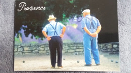 CPM  PARTIE DE PETANQUE JEUX DE BOULES PROVENCE 2 HOMMES ED JACK  2002 - Boule/Pétanque