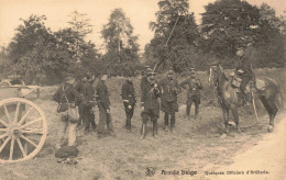 MILITARIA - Armée Belge - Quelques Officiers D'Artillerie - Carte Postale Ancienne - War 1914-18