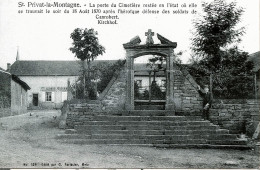 1286 - LORRAINE - St. PRIVAT LA MONTAGNE - La Porte Du Cimetière - Lorraine