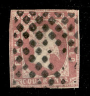 Antichi Stati Italiani - Sardegna - 1851 - 40 Cent (3) Usato - Margini Corti Da Ogni Lato - Other & Unclassified