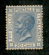 Regno - Vittorio Emanuele II - 1867 - 20 Cent (26) Nuovo Con Gomma Originale - Ottimamente Centrato - Diena - Andere & Zonder Classificatie