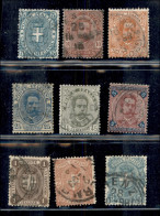 Regno - Umberto I - 1891/97 - Umberto (59/64 + 65/67) - Due Serie Complete Usate - Autres & Non Classés