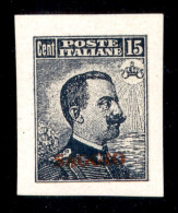 Regno - Vittorio Emanuele III - 1909 - Prova Di Lusso - 15 Cent Michetti (86) Con Soprastampa Saggio - Gomma Integra - F - Sonstige & Ohne Zuordnung