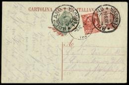 Regno - Vittorio Emanuele III - 1926/1932 - Due Cartoline Postali Da 60 Cent (C57) Con Francobolli Aggiuntivi Con Destin - Andere & Zonder Classificatie