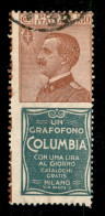 Regno - Servizi - 1924 - 30 Cent Colombia (9d) Con Dentellatura Verticale Spostata E Con Parziali Scritte Marginali A Si - Otros & Sin Clasificación