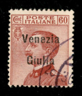 Occupazioni I Guerra Mondiale - Venezia Giulia - 1918/1919 - 60 Cent Soprastampato (28) - Usato - Andere & Zonder Classificatie