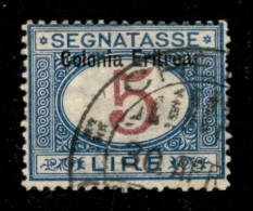 Colonie - Eritrea - 1903 - 5 Lire (10) Usato - Diena - Sonstige & Ohne Zuordnung