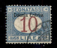 Colonie - Eritrea - 1903 - 10 Lire (11) Usato - Diena - Andere & Zonder Classificatie