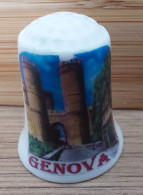 DÉ A COUDRE DE COLLECTION EN PORCELAINE - GENOVA - Thimbles