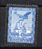 Sello Nº A-6  De Yugoslavia - Luchtpost