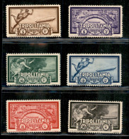 Colonie - Tripolitania - 1933 - Crociera Zeppelin (22/27) - Serie Completa - Gomma Integra - Other & Unclassified