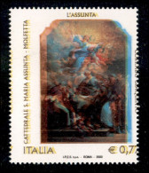 Repubblica - Posta Ordinaria - 2003 - 0,77 € Giaquinto (2697 - Specializzato 2697Sc) Con Stampa Del Giallo E Dell'azzurr - Otros & Sin Clasificación