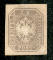 Europa - Austria - 1863 - Per Giornali - 1,05 Kreuzer (29) - Gomma Originale - Andere & Zonder Classificatie