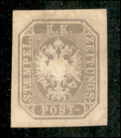 Europa - Austria - 1863 - Per Giornali - 1,05 Kreuzer (29) - Gomma Originale - Autres & Non Classés