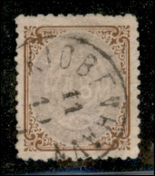 Europa - Danimarca - 1870 - 48 S Cifra Nello Stemma (21 I B) - Usato - Alcuni Dentini Carenti - Other & Unclassified