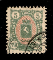 Europa - Finlandia - 1889 - 5 Marchi Stemma (33) - Usato - Altri & Non Classificati