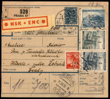 Europa - Germania - Boemia/Moravia - Occ. Tedesca - Bollettino Pacchi Da Praga A Zebrak Del 10.11.39 - Other & Unclassified