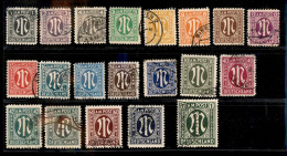 Europa - Germania - BIZONA - 1945/1946 - Tiratura Tedesca (16/35) - Serie Completa - Usati - Autres & Non Classés